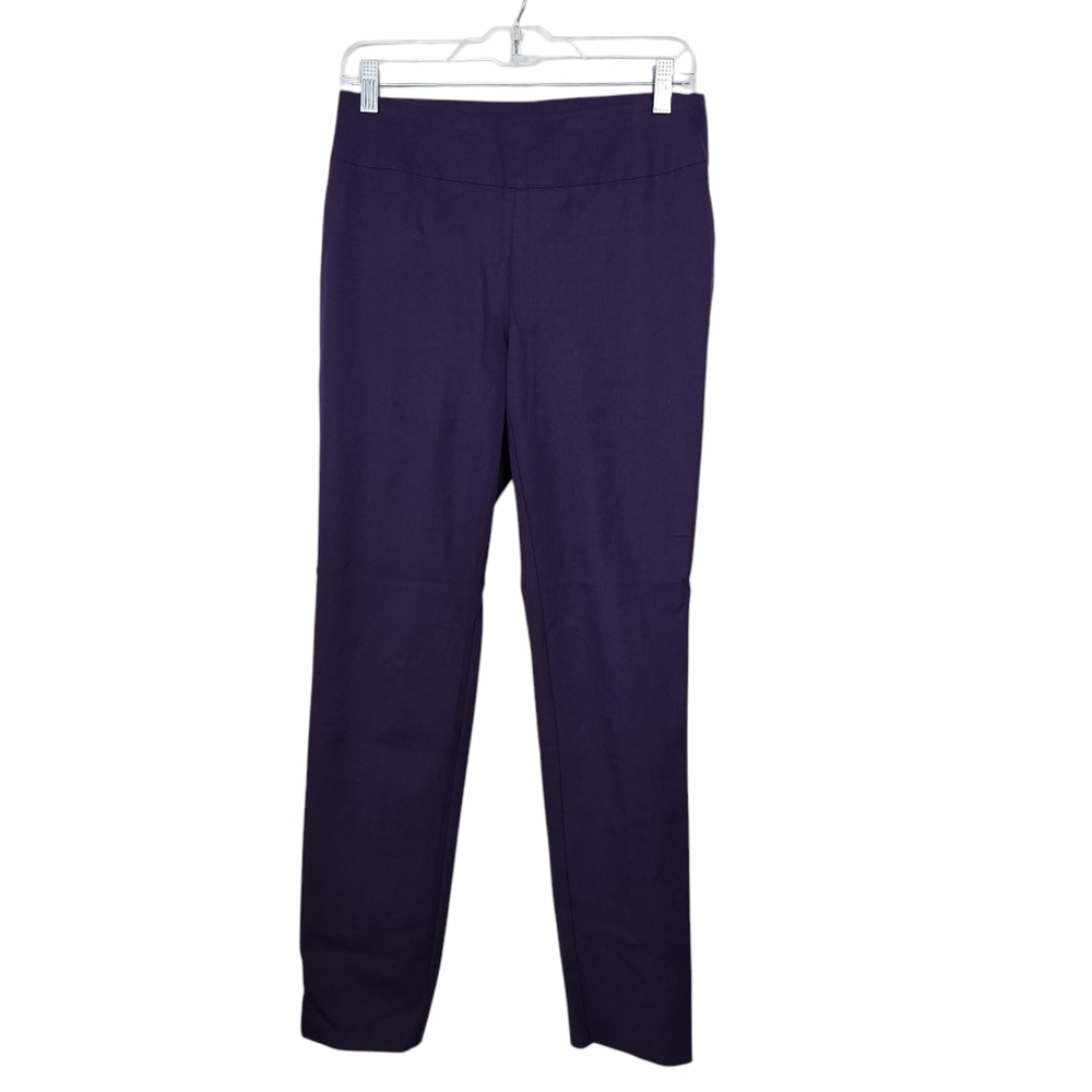 Fabulously Slimming By Chico's Purple Pull On Pants XS
